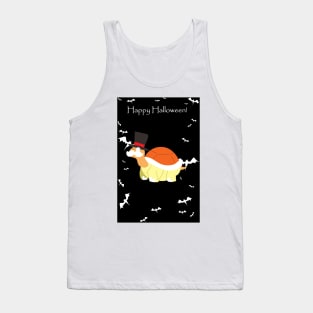 "Happy Halloween" Spooky Dapper Turtle Tank Top